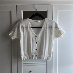 NWOT Pointelle Top